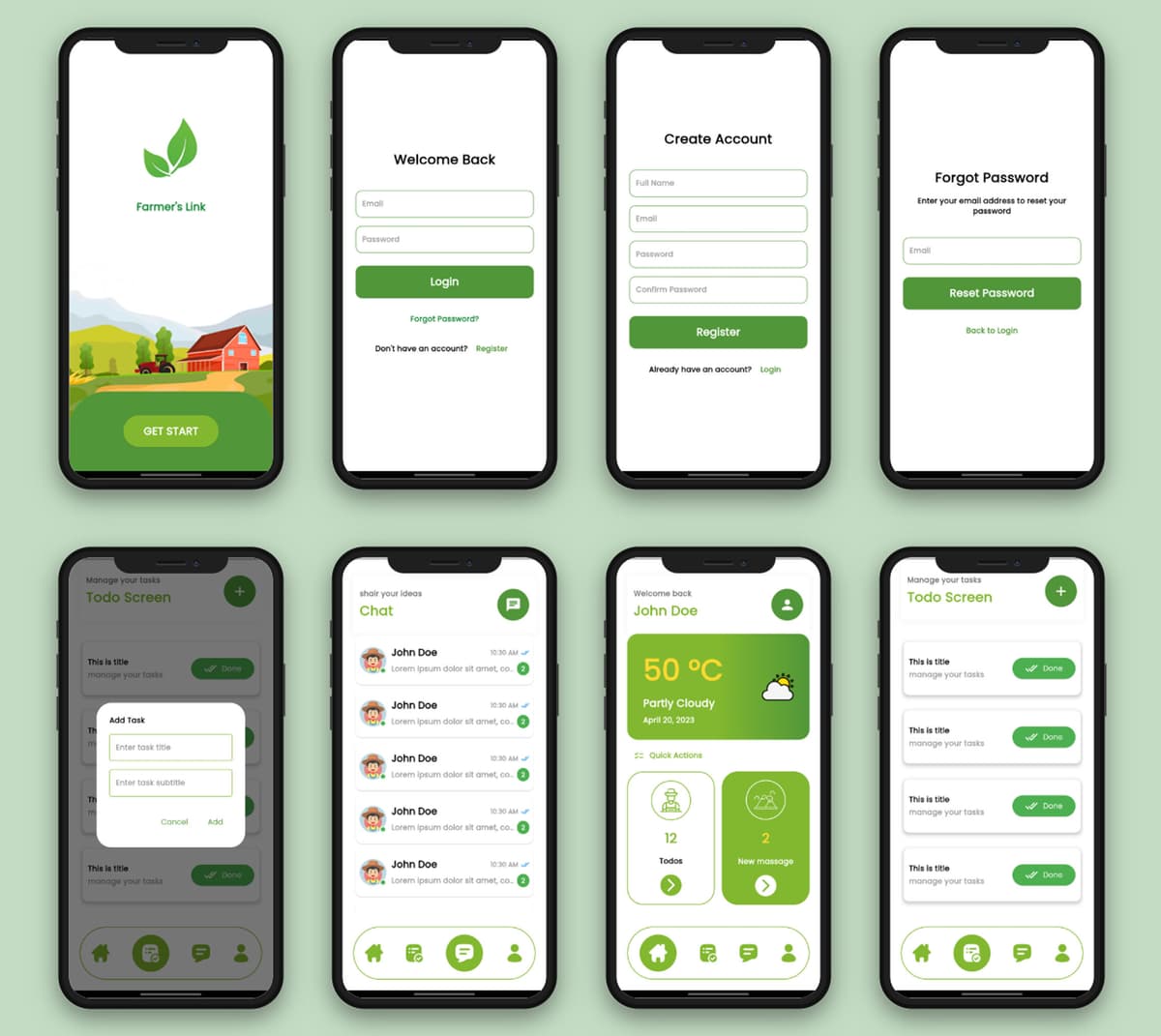 Farm Management App UI/UX